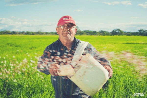 eligible farm employee man standing