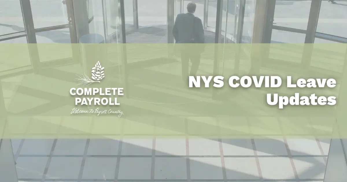 NYS COVID Leave Updates