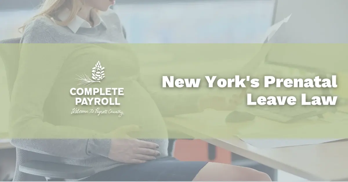 New York's Prenatal Leave Law